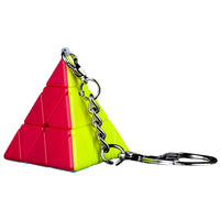 Mini 3x3 Pyraminx llavero